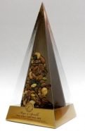 fruit and nut christmas tree chocolate