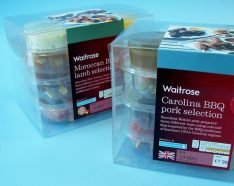 clear plastic food packaging for waitrose